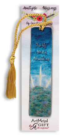 Image of Faith Moves Mountains Metal Bookmark other