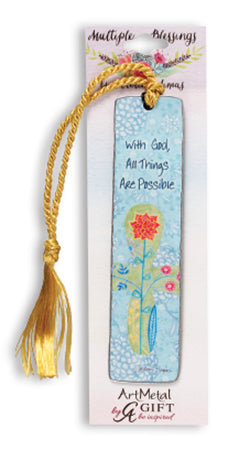Image of With God All Things are Possible Metal Bookmark other