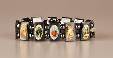 Image of Glass Elasticated Saints Bracelet other