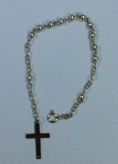 Image of Sterling Silver Rosary Bracelet other
