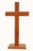 Image of Cross 30cm (Standing) Square Base - natural other