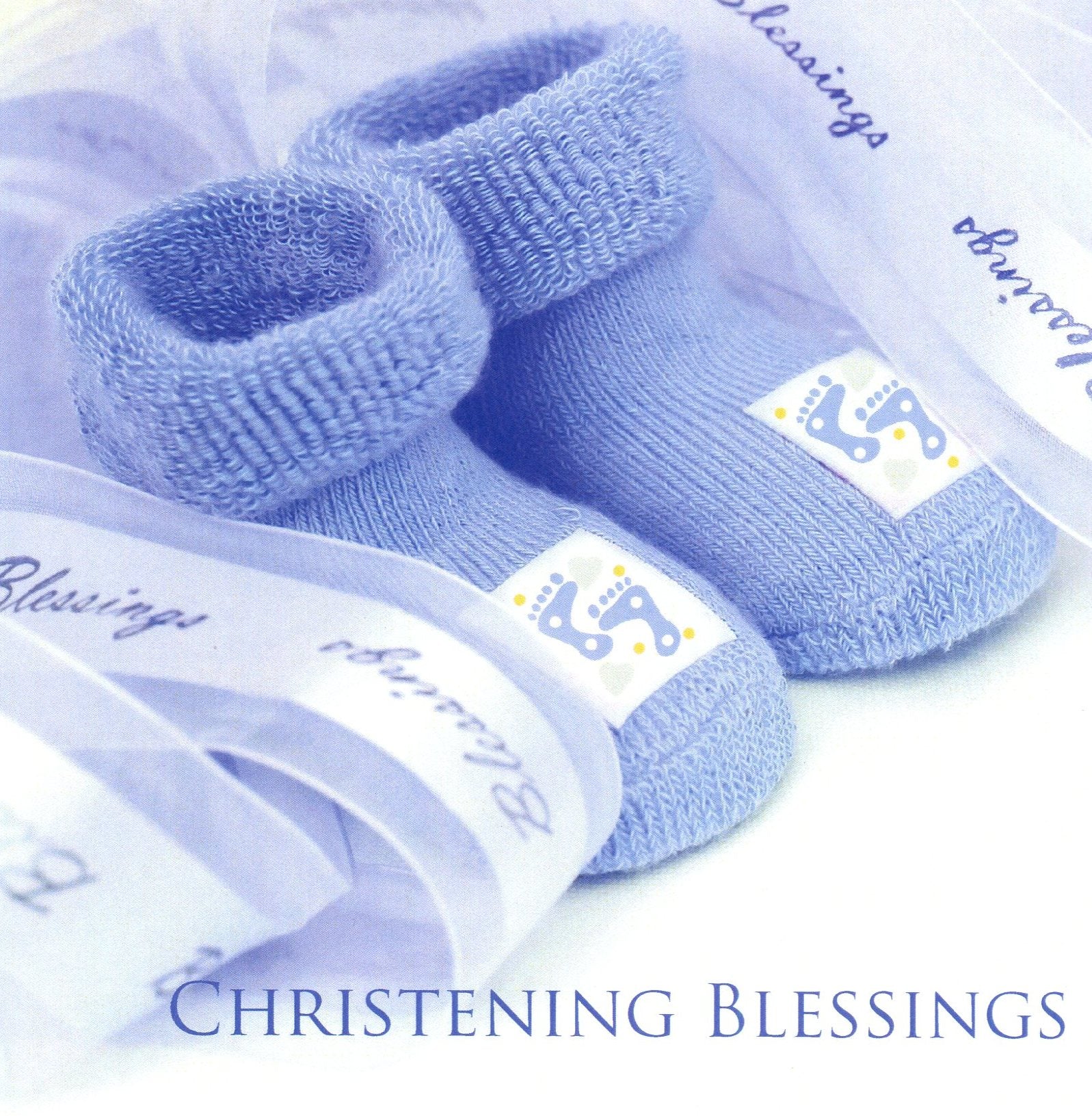 Image of Christening Blessings - Single Card other