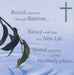 Image of Buried with Him Through Baptism - Single Card other