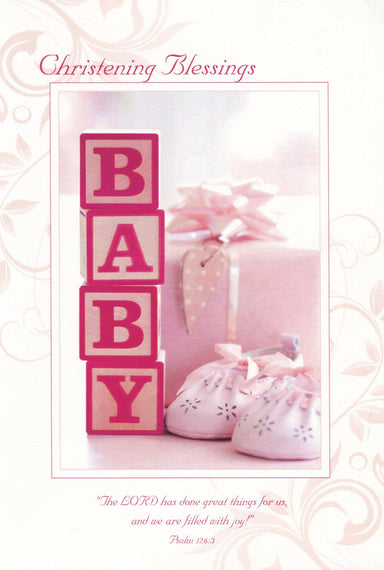 Image of Christening Blessings Girl - Single Card other