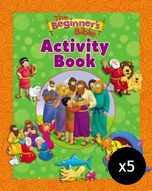Image of The Beginner's Bible Activity Book - Pack of 5 other