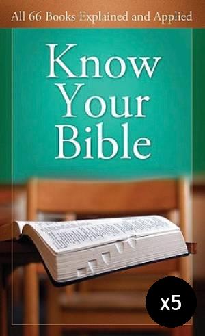 Image of Know Your Bible - Pack of 5 other