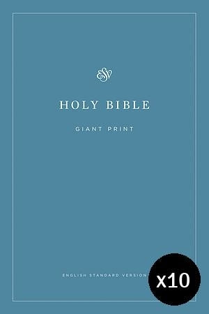 Image of ESV Giant Print Bible, Paperback Pack of 10 other