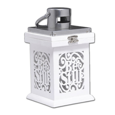 Image of Be Still Tea Light Candle Lantern other