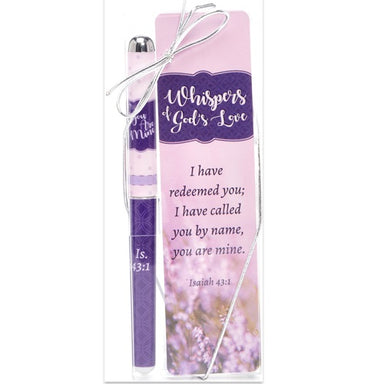 Image of Whispers of God's Love Bookmark and Pen Set other
