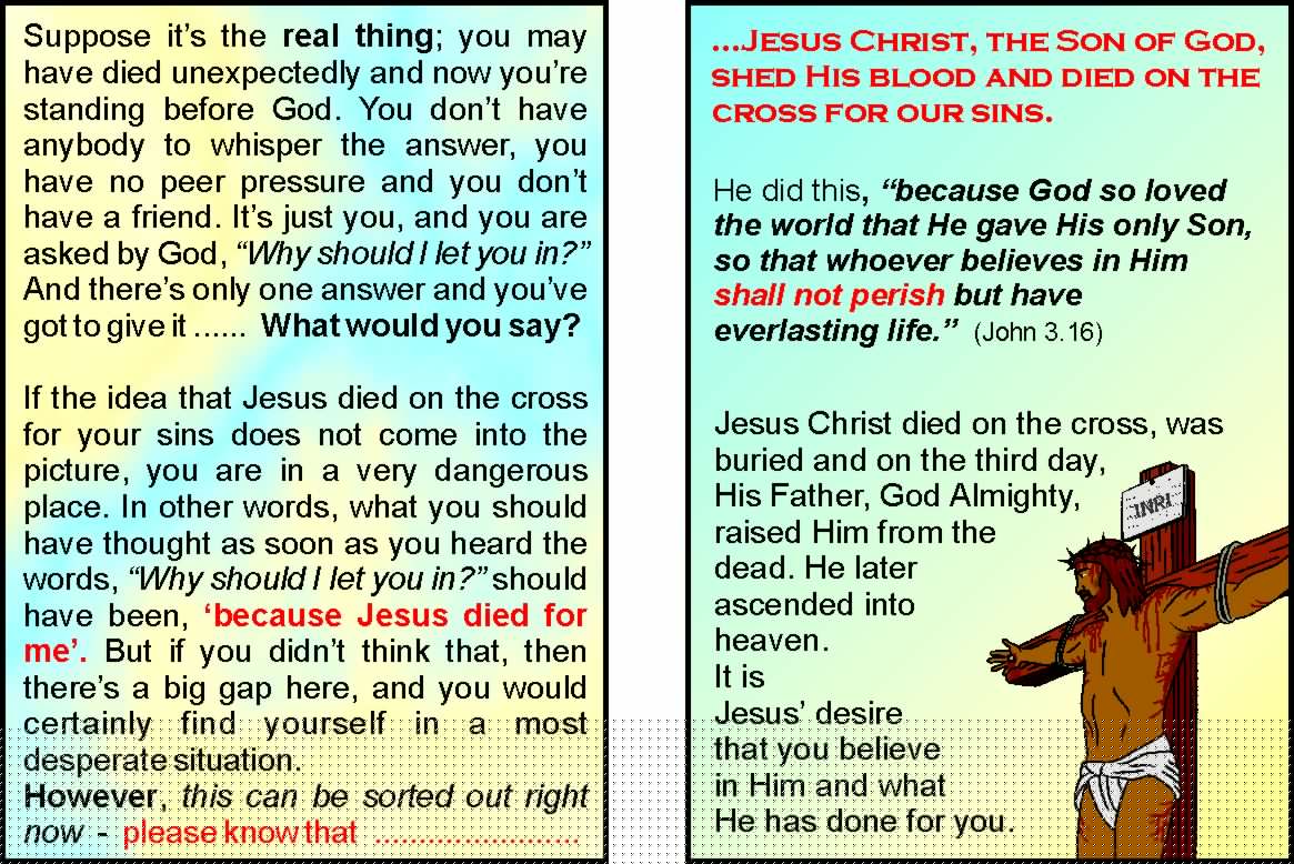 Image of What would you say? 50-pack of Tracts other