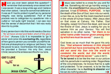 Image of Tracts: Are You Saved? 50-pack other